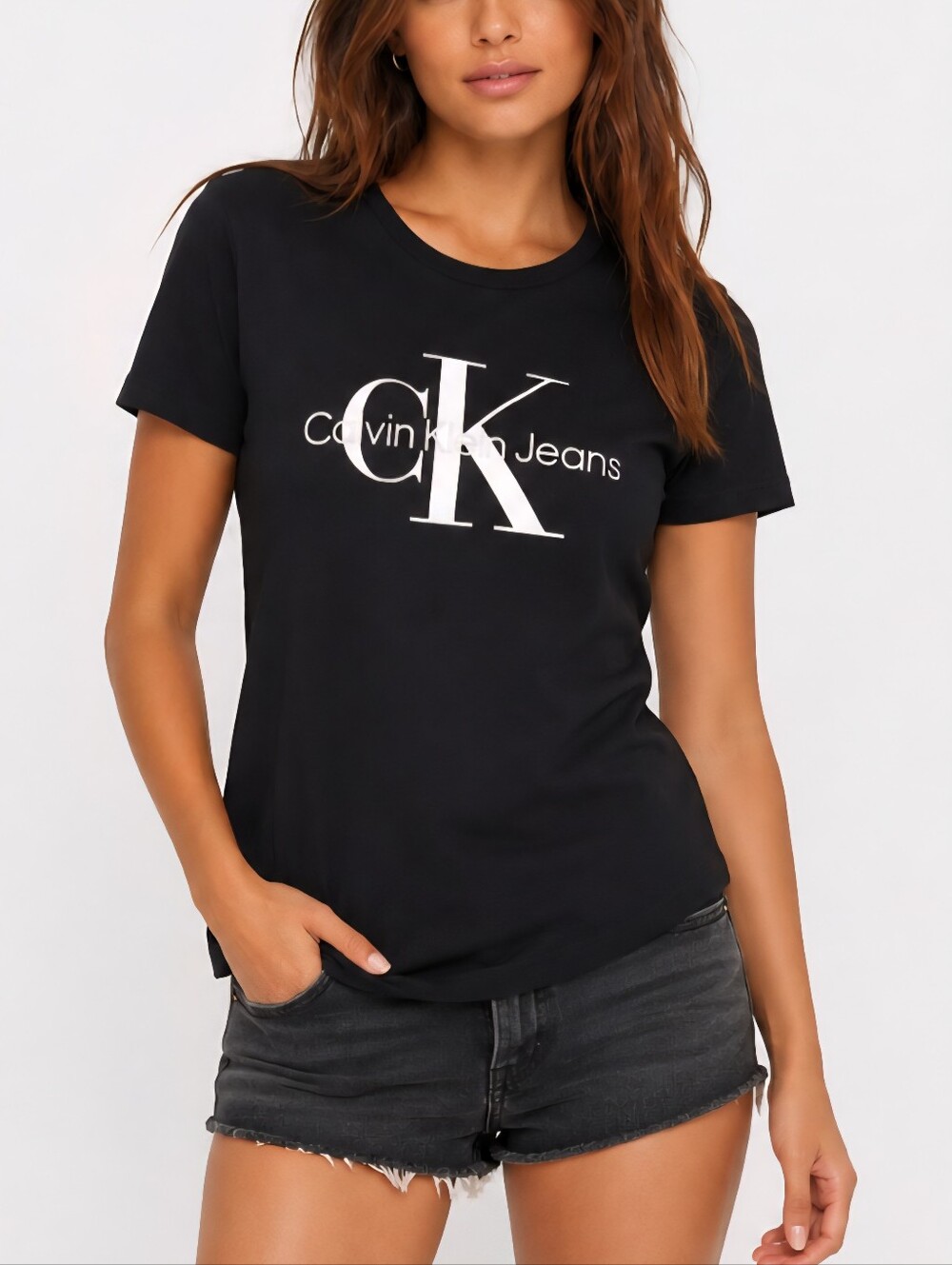 Calvin Klein Black Logo Tee XS